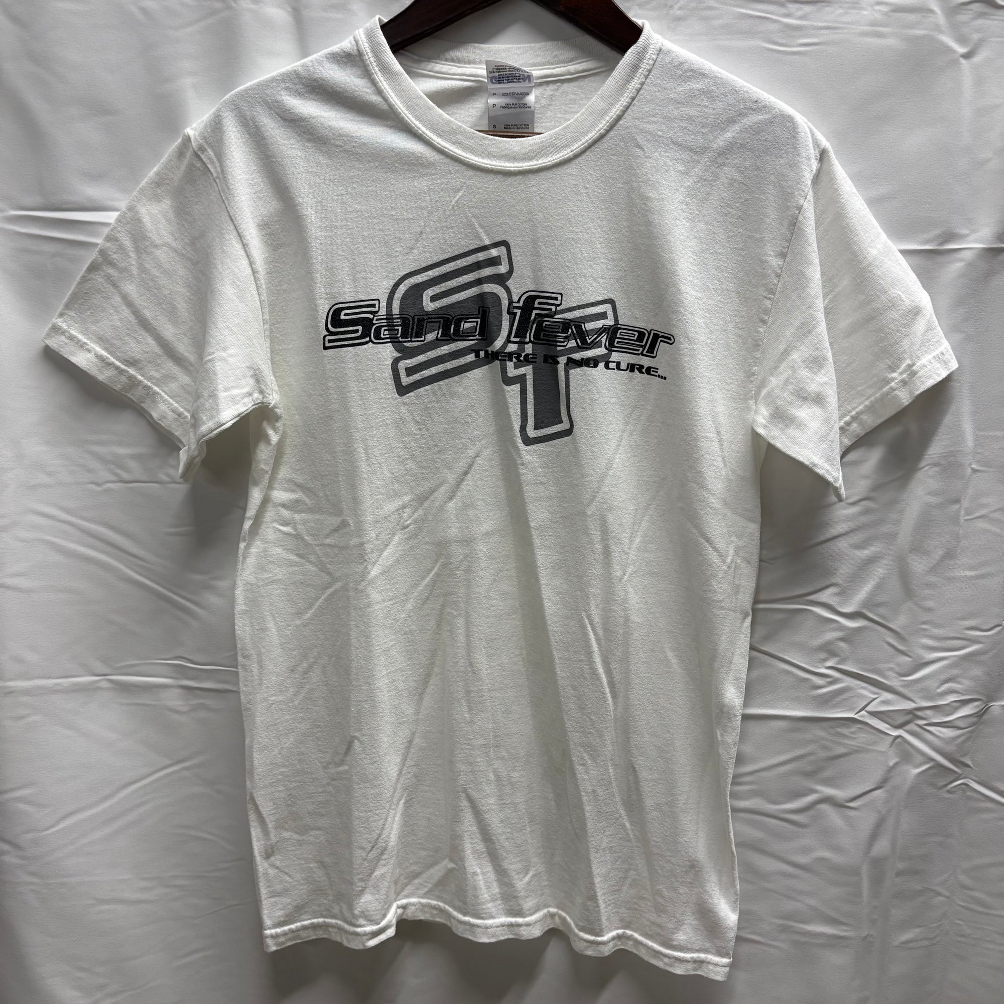 【古着】GILDAN プリント S/S カットソー ホワイト Sサイズ