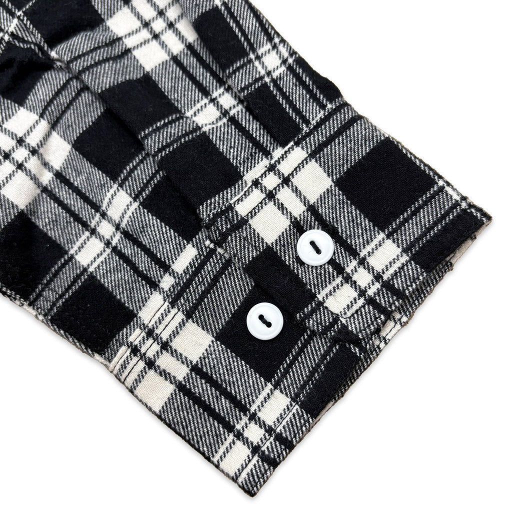 先染めコットン チェックフランネルワークシャツ / Cotton Flannel Check Shirt 【Amber Threads】
