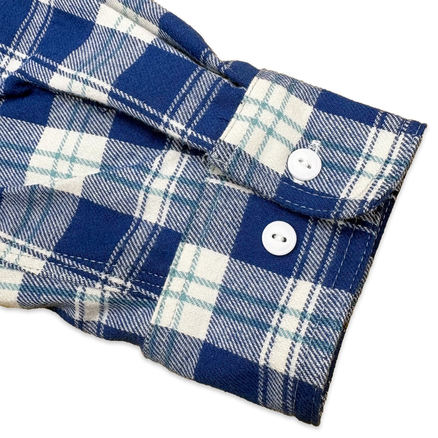 先染めコットン チェックフランネルワークシャツ / Cotton Flannel Check Shirt 【Amber Threads】