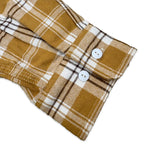 先染めコットン チェックフランネルワークシャツ / Cotton Flannel Check Shirt 【Amber Threads】