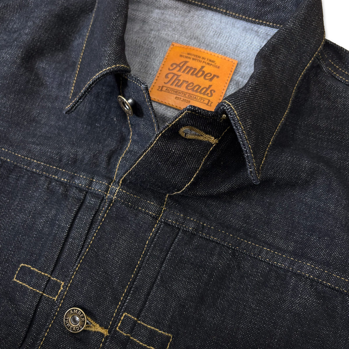 デニムジャケット 1st タイプ / 1st Denim Jacket 【Amber Threads】