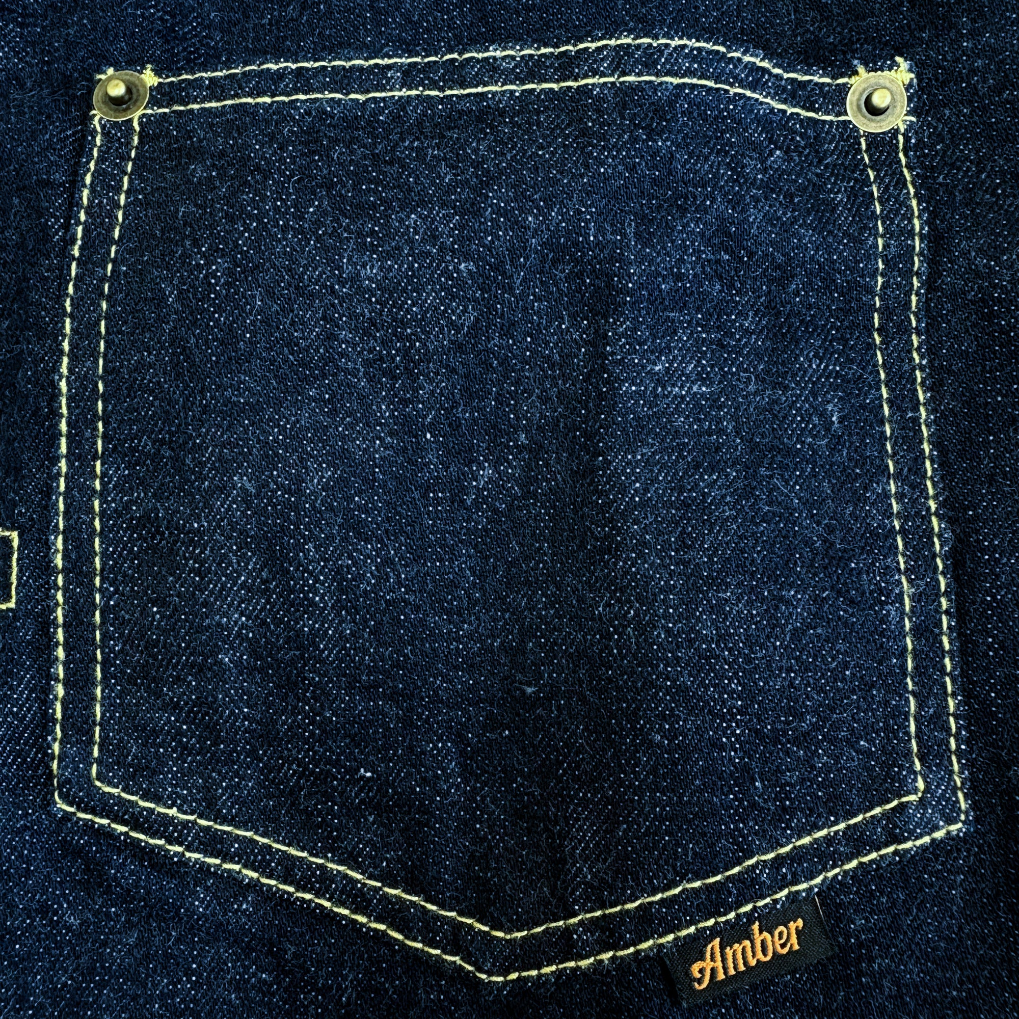 Amber Threads 1st デニムジャケット 左胸ポケット ディテール