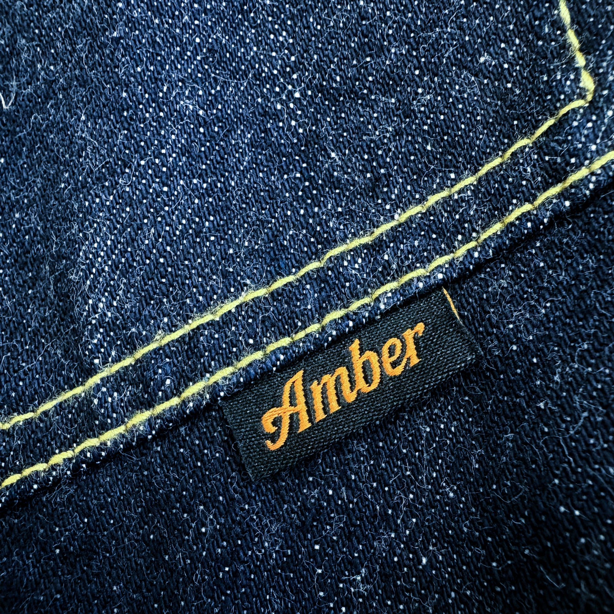 Amber Threads 1st デニムジャケット 左胸ポケット タグ ディテール