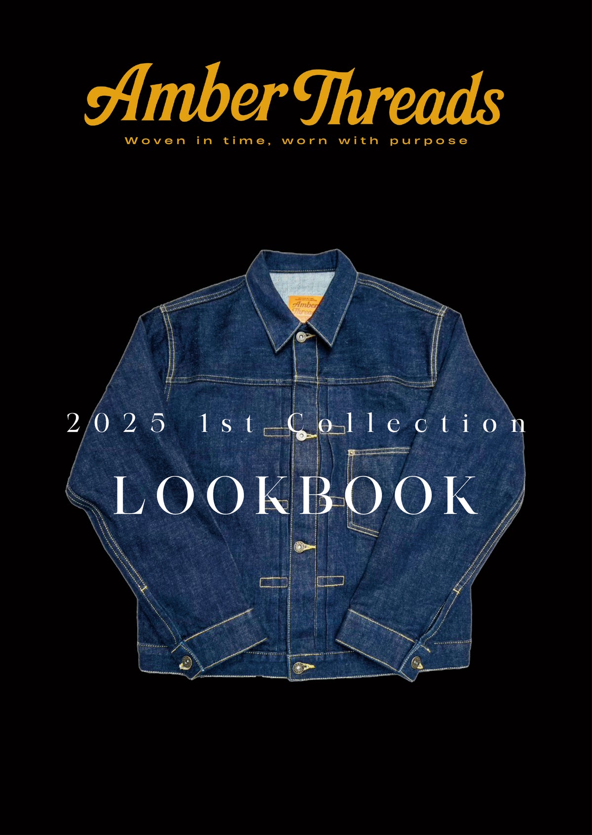 アパレルブランドAmber Threads(アンバースレッズ)のLOOKBOOK。カタログの表紙がご覧頂けます。