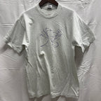 【古着】FRUIT OF THE ROOM プリント S/S カットソー グレー Lサイズ