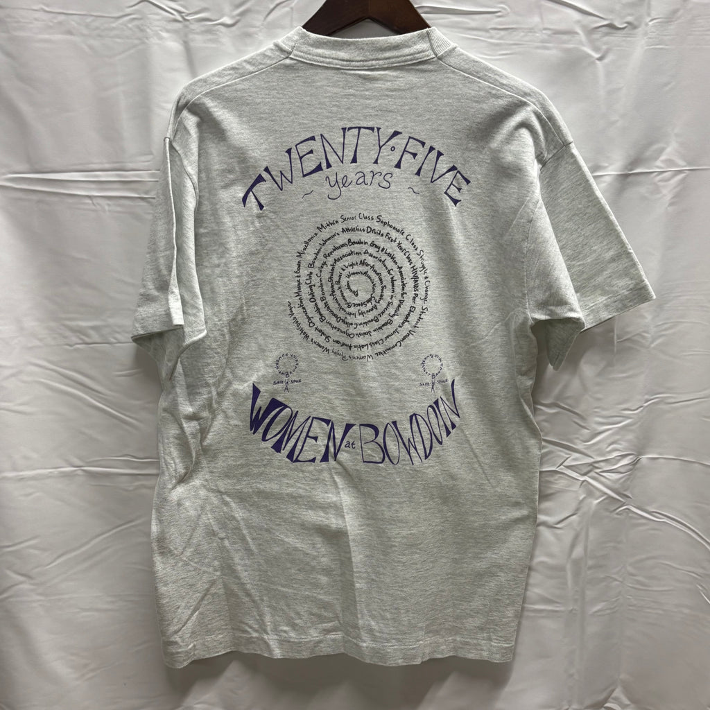 【古着】FRUIT OF THE ROOM プリント S/S カットソー グレー Lサイズ