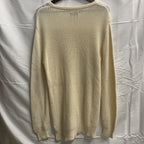 【中古】【古着】RAGEBLUE 無地 ニット アイボリー Mサイズ