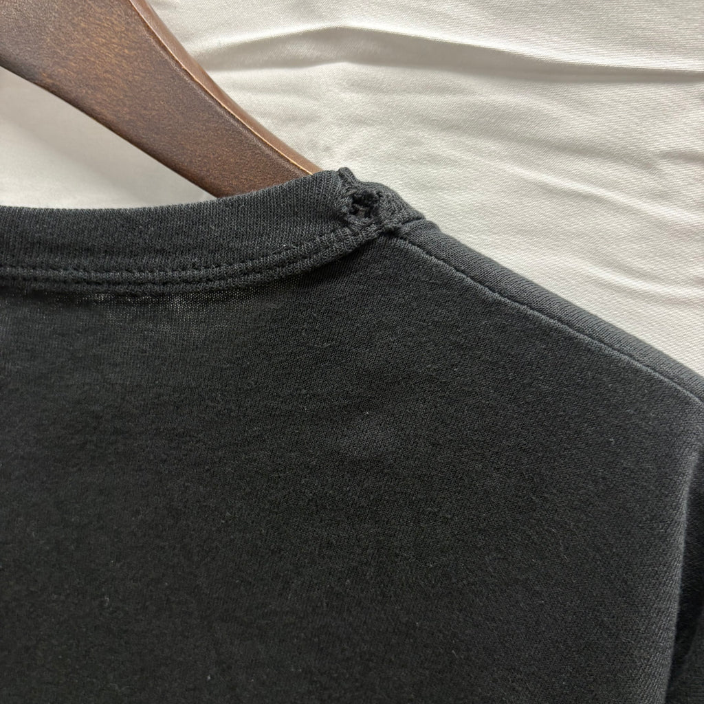 【古着】RUSSELL ATHLETIC プリント S/S カットソー ブラック XLサイズ