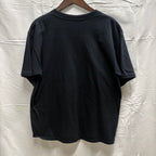 【中古】【古着】Herlequin NG プリント S/S カットソー ブラック X-LARGEサイズ