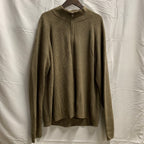 【中古】【古着】Calvin Klein 無地 ニット ベージュ XXLサイズ