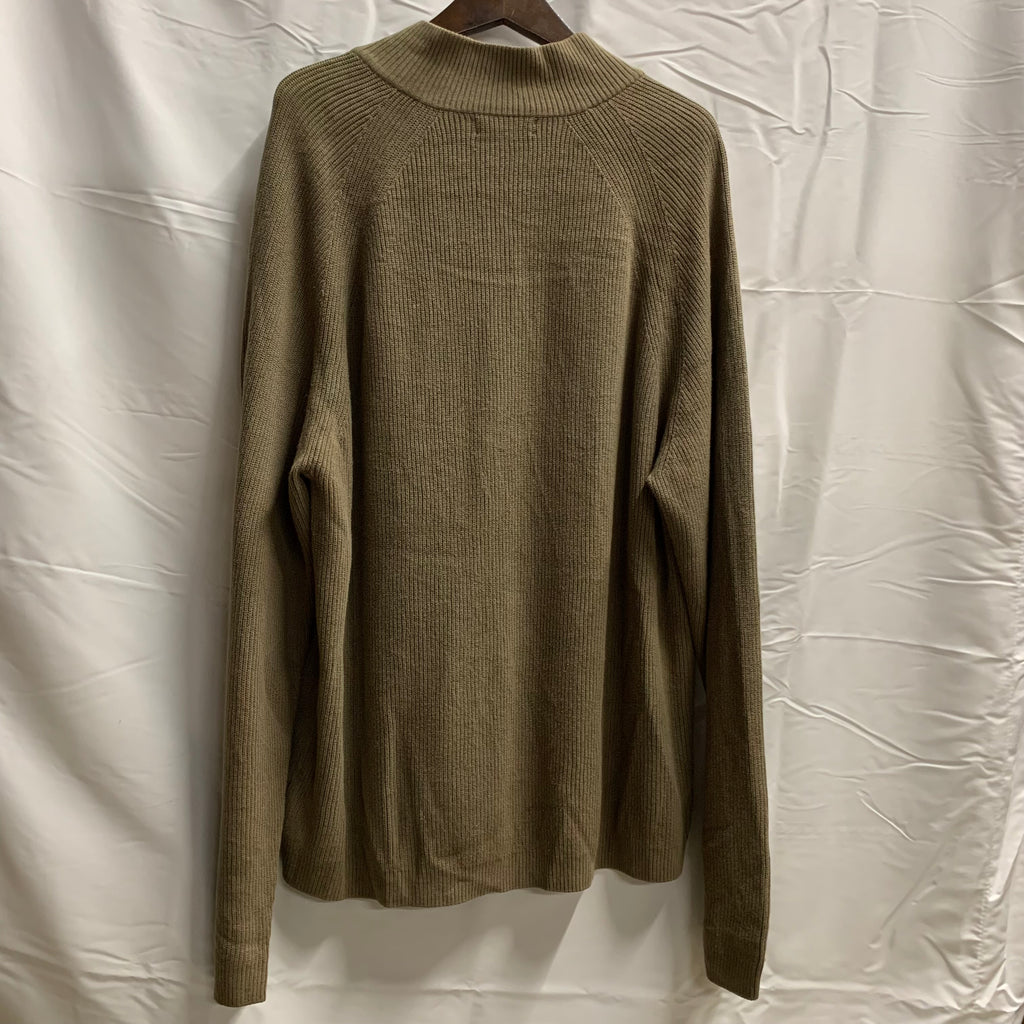 【中古】【古着】Calvin Klein 無地 ニット ベージュ XXLサイズ