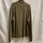 【中古】【古着】Calvin Klein 無地 ニット ベージュ XXLサイズ