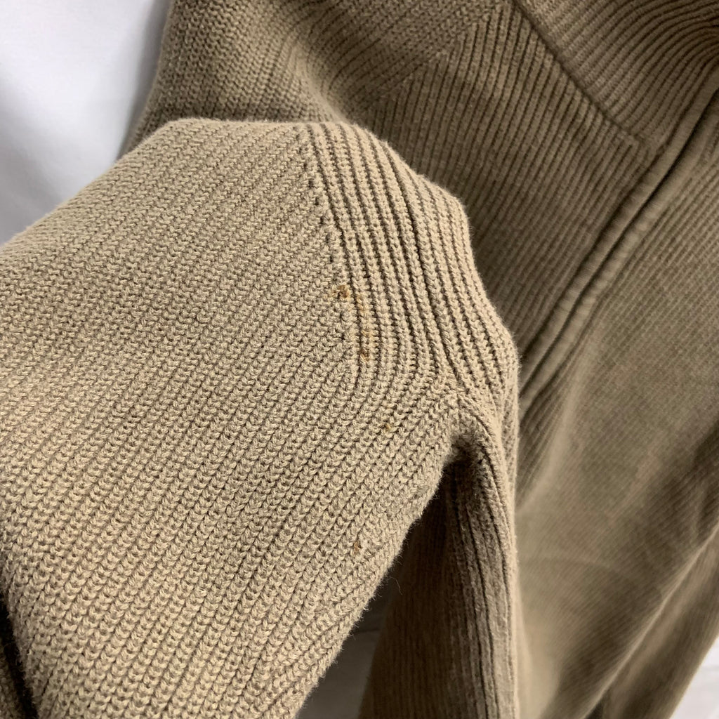 【中古】【古着】Calvin Klein 無地 ニット ベージュ XXLサイズ