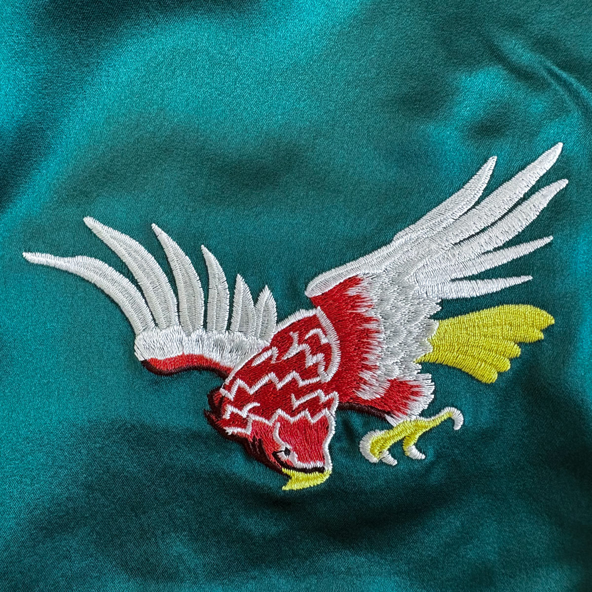 アセテートサテン リバーシブル スーベニアジャケット 鷲 龍 / Reversible Souvenir Jacket 【Amber Threads】