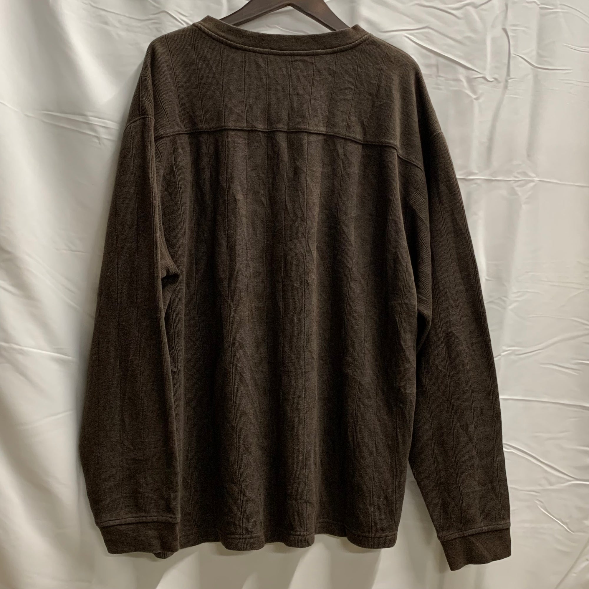 【中古】【古着】Columbia 無地 ニット ダークブラウン