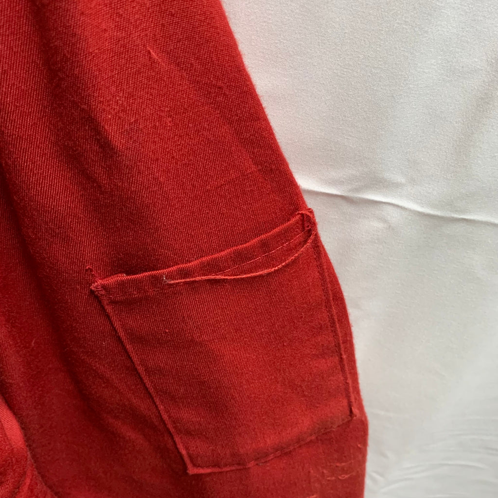 【中古】【古着】 ワンポイント ジャケット レッド