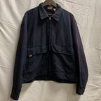 【中古】【古着】 無地 ジャケット ネイビー