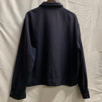【中古】【古着】 無地 ジャケット ネイビー