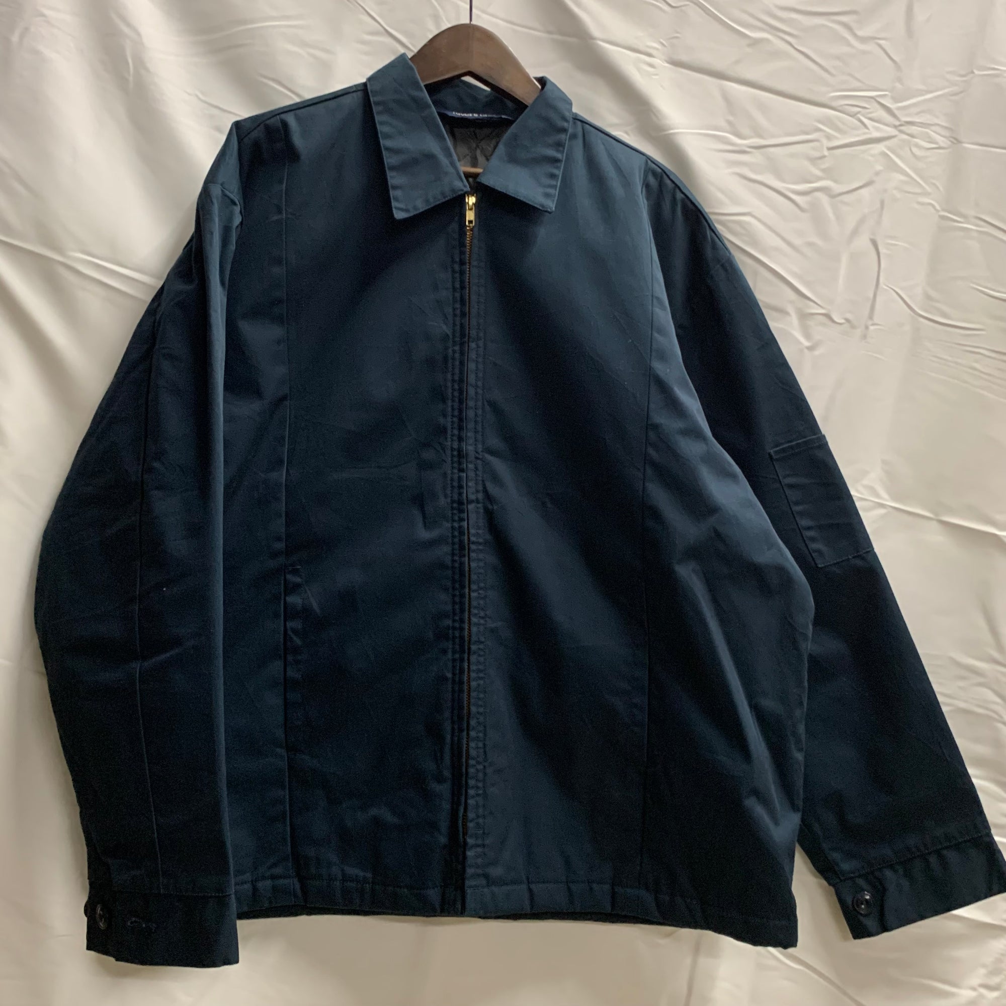 【中古】【古着】River's End 無地 ジャケット ネイビーブルー