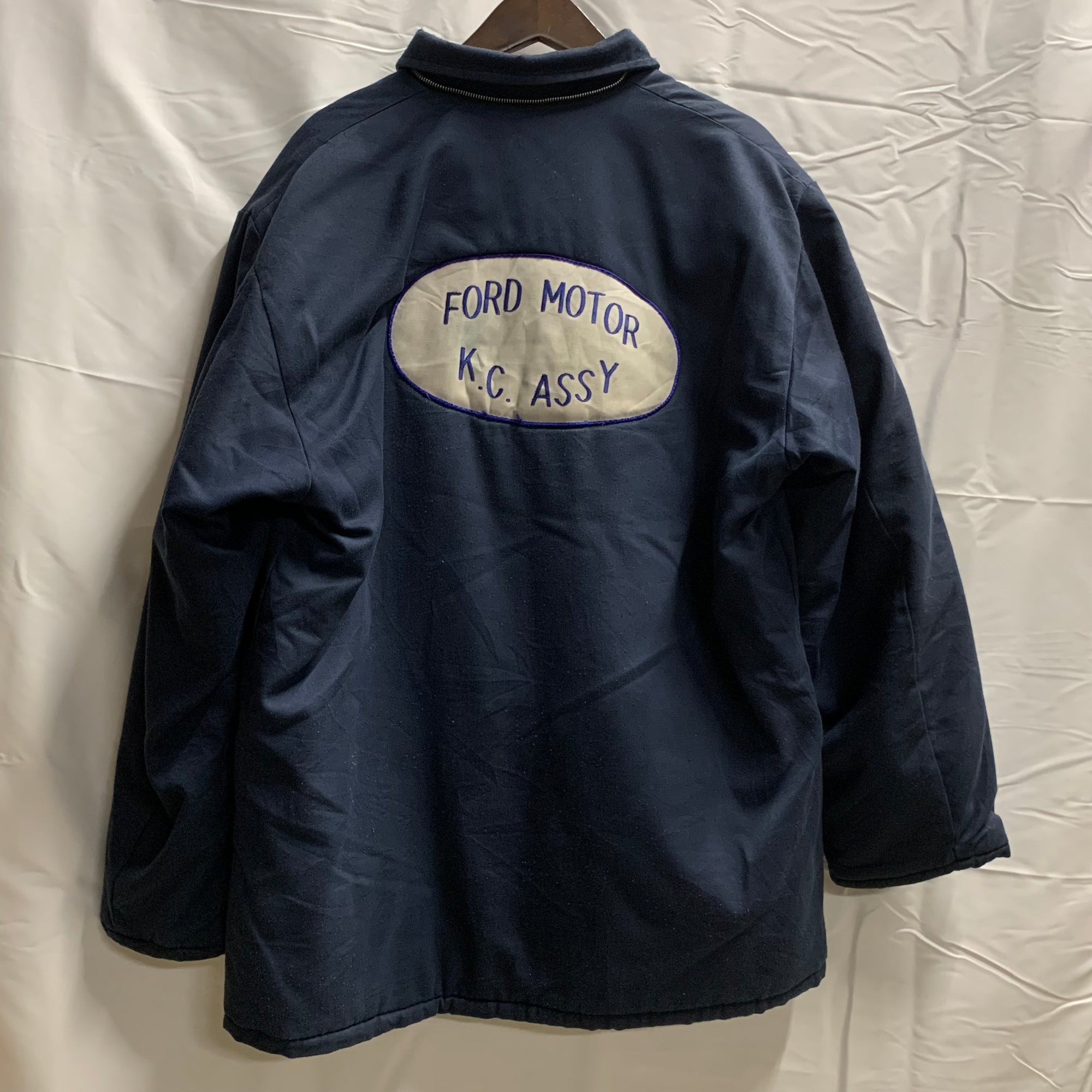 【中古】【古着】RED KAP ツーポイント ジャケット ネイビー×オレンジ XL/LNサイズ
