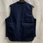 【中古】【古着】 無地 ジャケット ネイビー