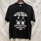 【中古】【古着】Stedman プリント S/S カットソー ブラック