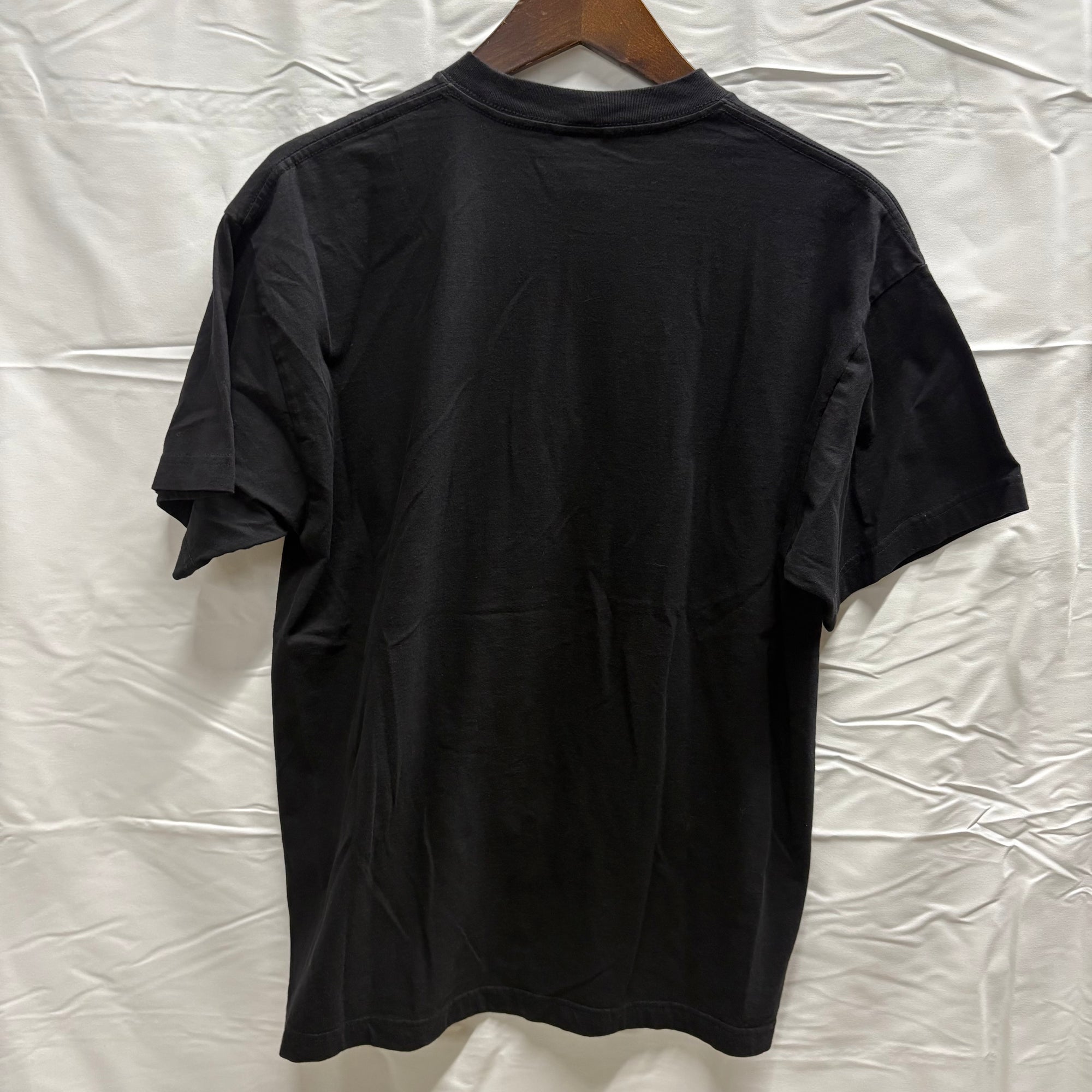 【中古】【古着】Stedman プリント S/S カットソー ブラック