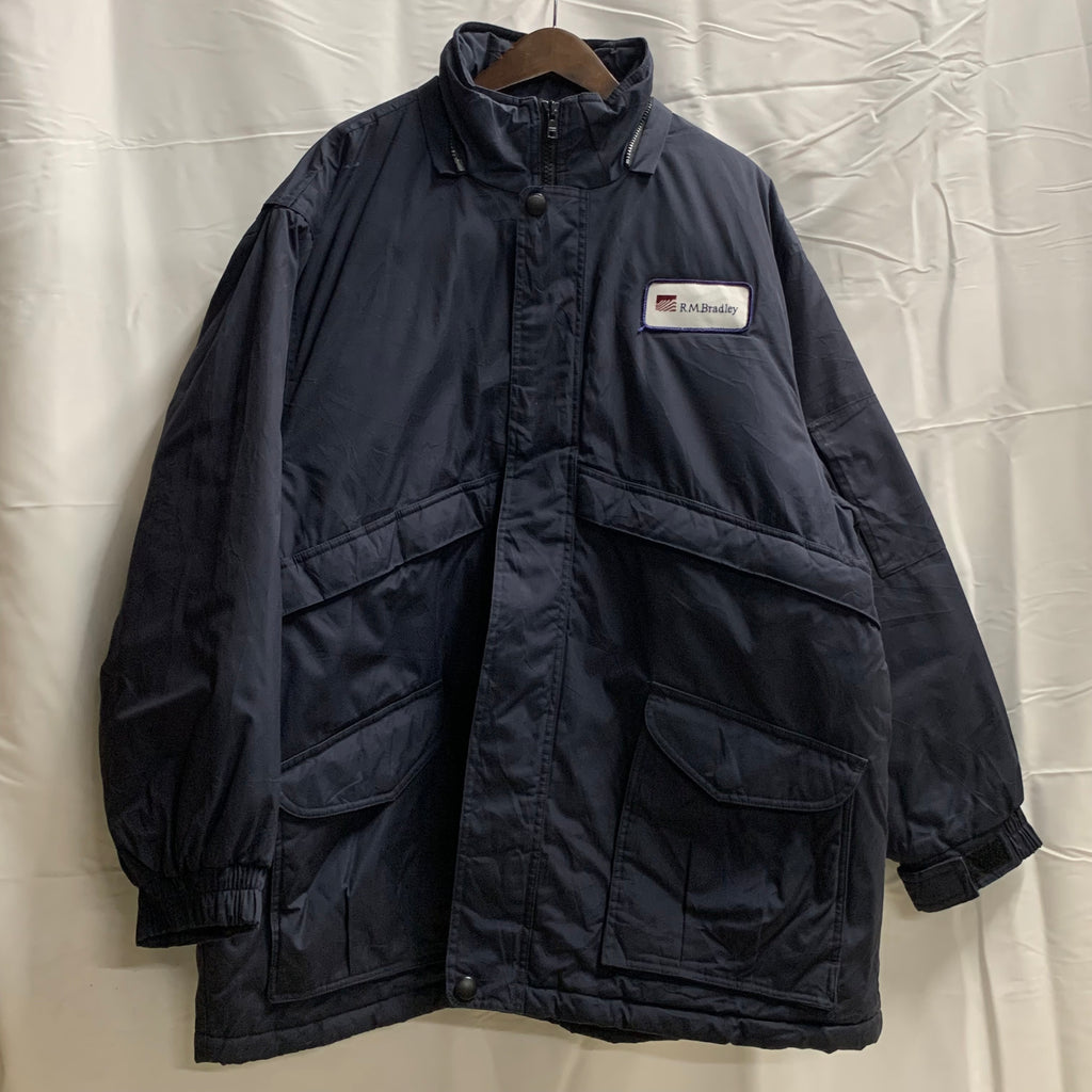 【中古】【古着】RED KAP ワンポイント ジャケット ネイビー