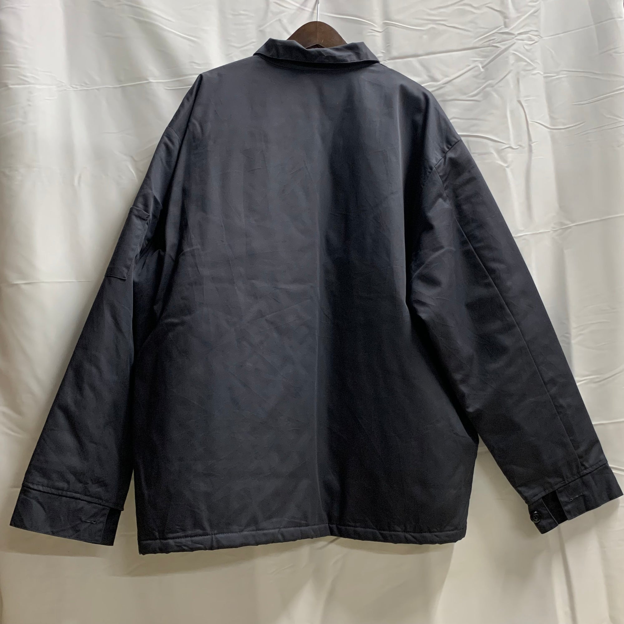【中古】【古着】Cintas ワンポイント ジャケット ウォッシュブラック