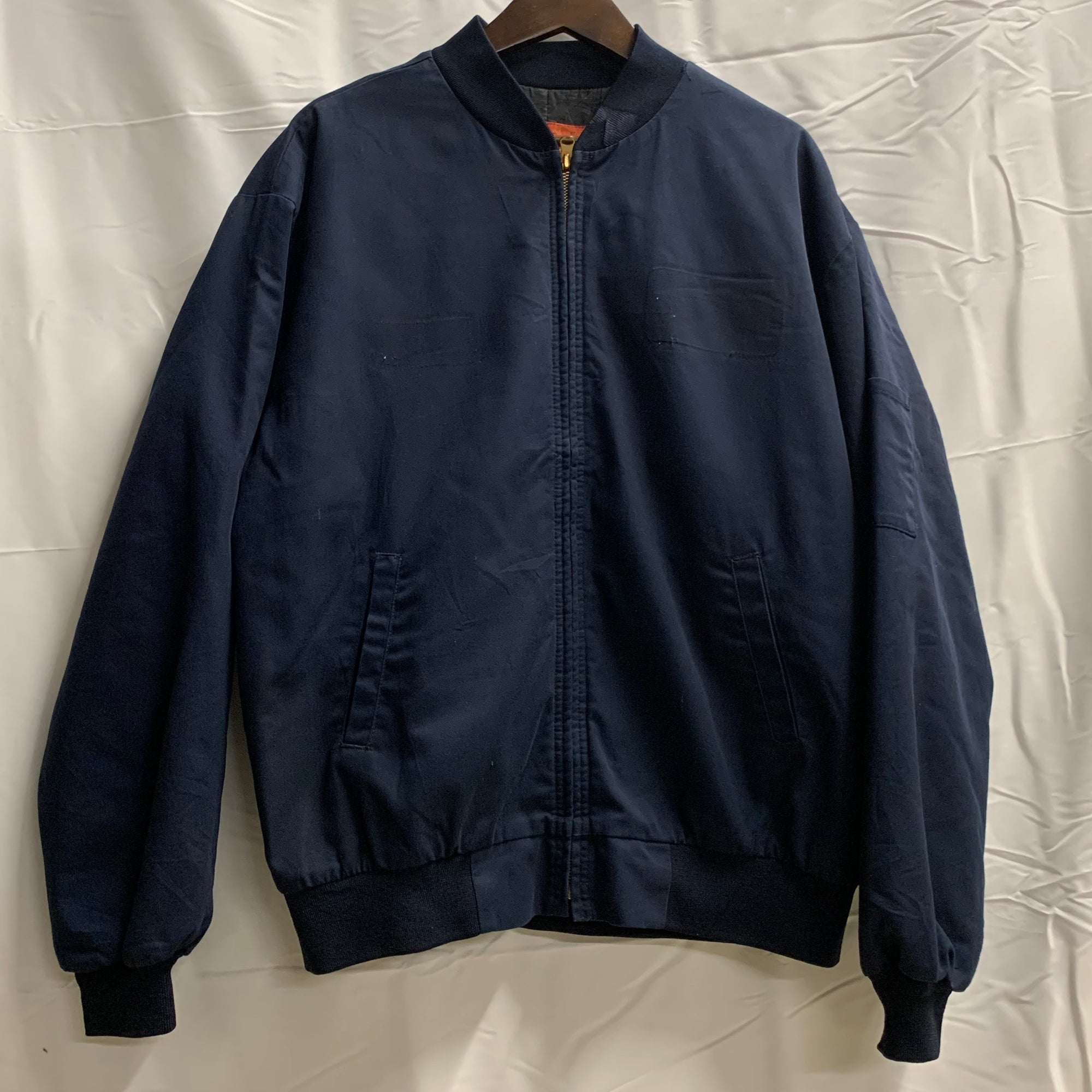 【中古】【古着】Cintas 無地 ジャケット ネイビー