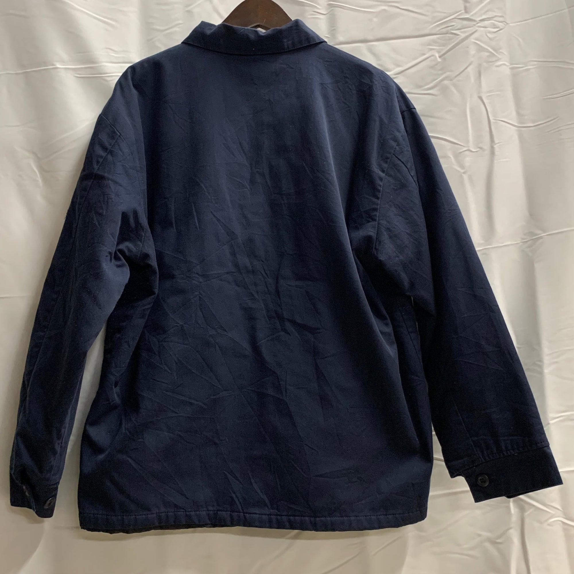 【中古】【古着】Cintas ツーポイント ジャケット ネイビー M/RGサイズ