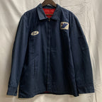 【中古】【古着】 ツーポイント ジャケット ネイビーブルー