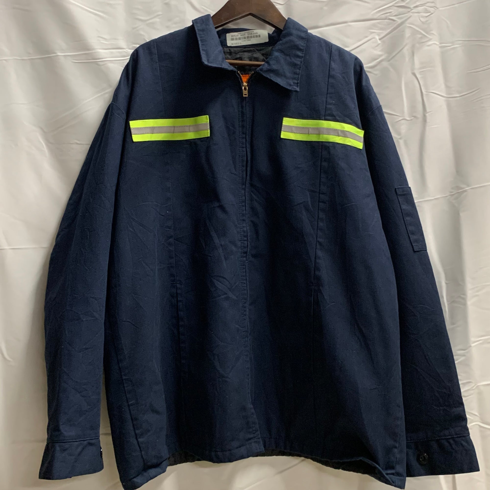 【古着】RED KAP ツーポイント ジャケット ネイビー×オレンジ XL/LNサイズ
