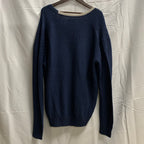 【中古】【古着】Callaway 無地 カーディガン ネイビー XLサイズ