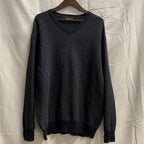 【中古】【古着】NAUTICA ワンポイント ニット ブラック Lサイズ