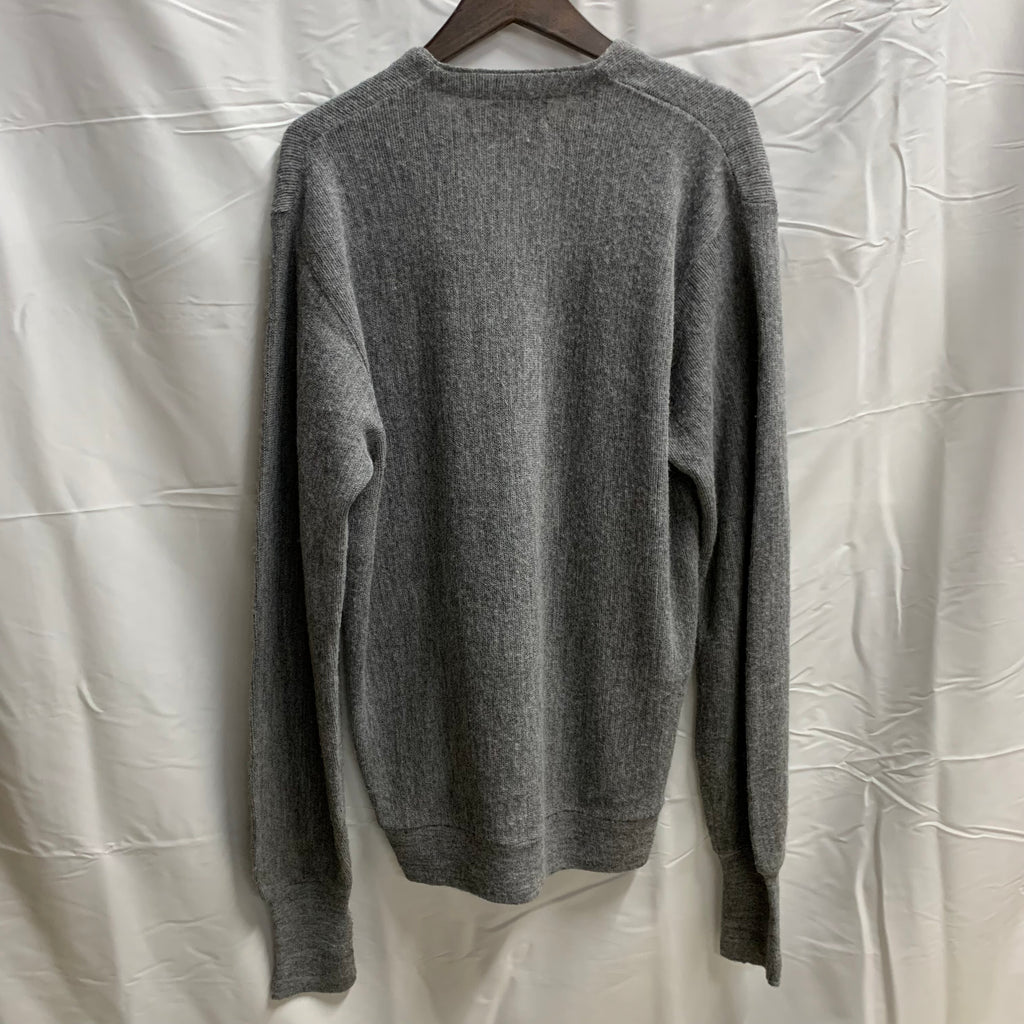 【中古】【古着】 無地 カーディガン グレー