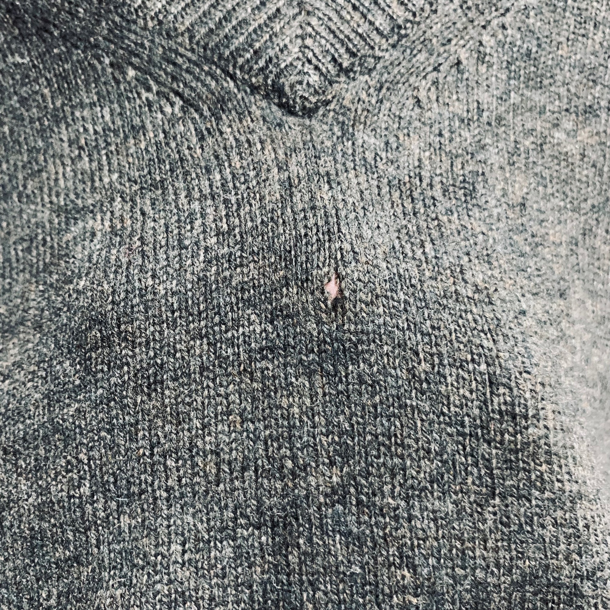 【中古】【古着】L.L.Bean 無地 ニット グレーブラック L/Rサイズ