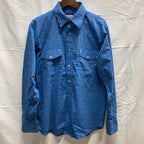 【中古】【古着】Wrangler チェック L/S シャツ ブルー