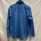 【中古】【古着】Wrangler チェック L/S シャツ ブルー