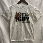 【中古】【古着】GILDAN プリント Tシャツ ホワイト Mサイズ