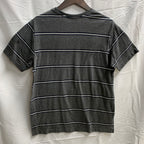【中古】【古着】ボーダー Tシャツ グレー