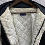 【中古】【古着】Holloway カラーブロック Pライトジャケット ブラック×レッド×ホワイト XLサイズ