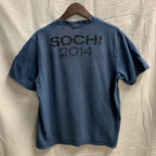 【中古】【古着】プリント Tシャツ ブルー