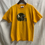 【中古】【古着】プリント Tシャツ イエロー