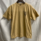 【中古】【古着】ワンポイント Tシャツ マスタード Mサイズ