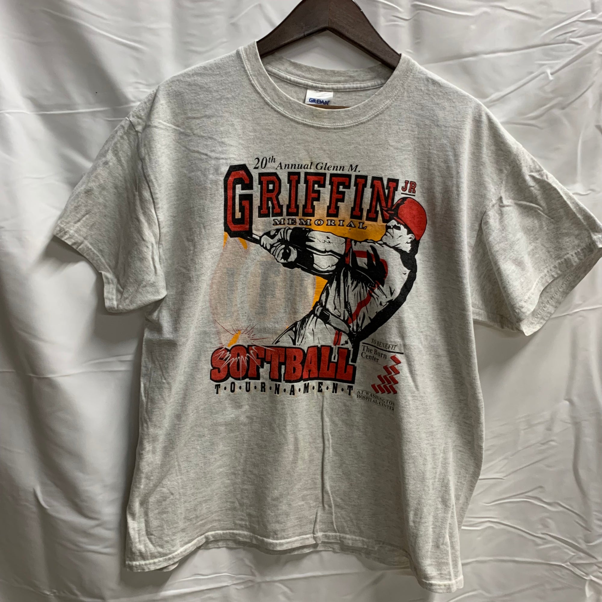 【中古】【古着】プリント Tシャツ グレー