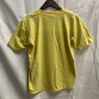【中古】【古着】プリント Tシャツ イエロー Lサイズ