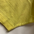 【中古】【古着】プリント Tシャツ イエロー Lサイズ