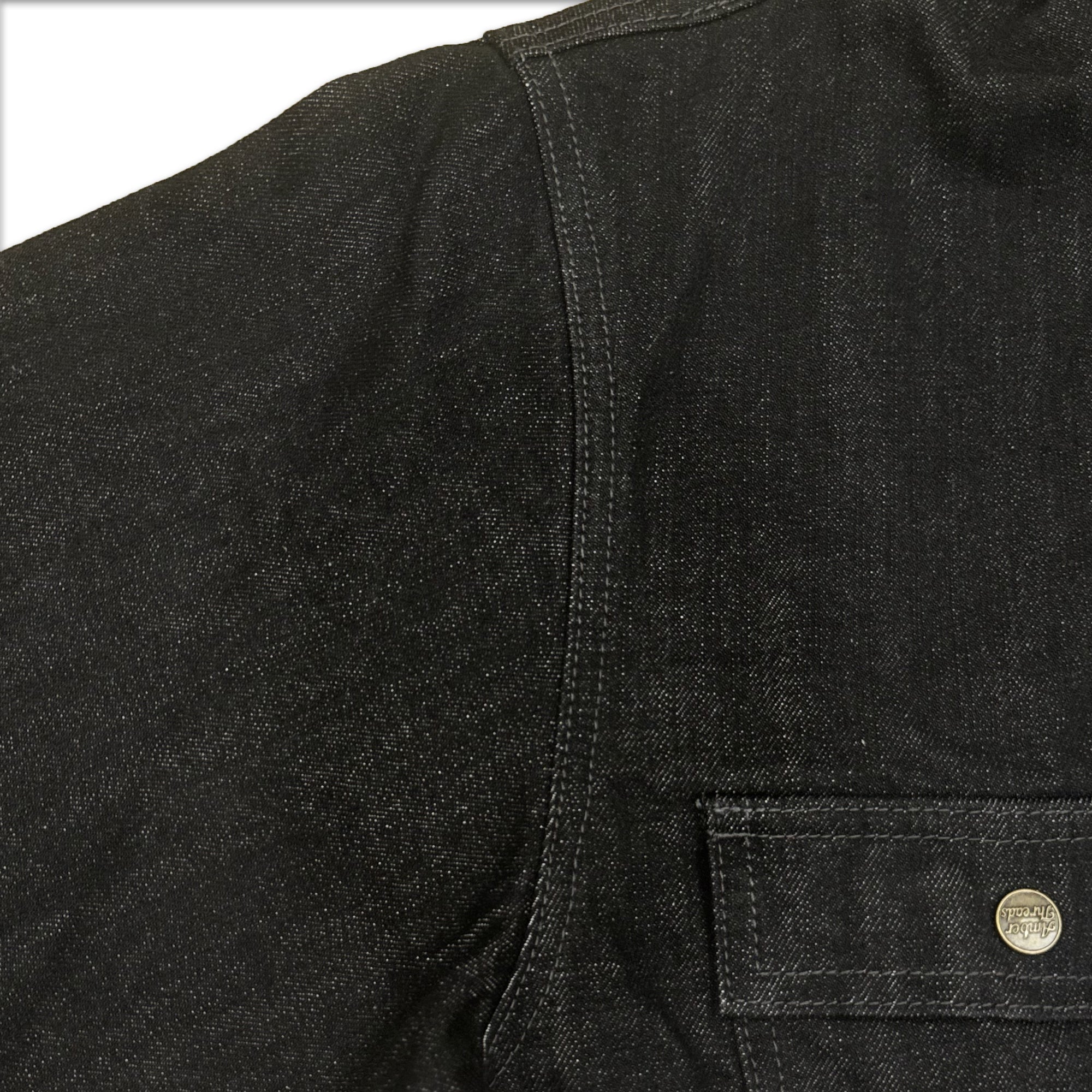 カバーオール ブラックデニム / Black Denim Coverall Jacket