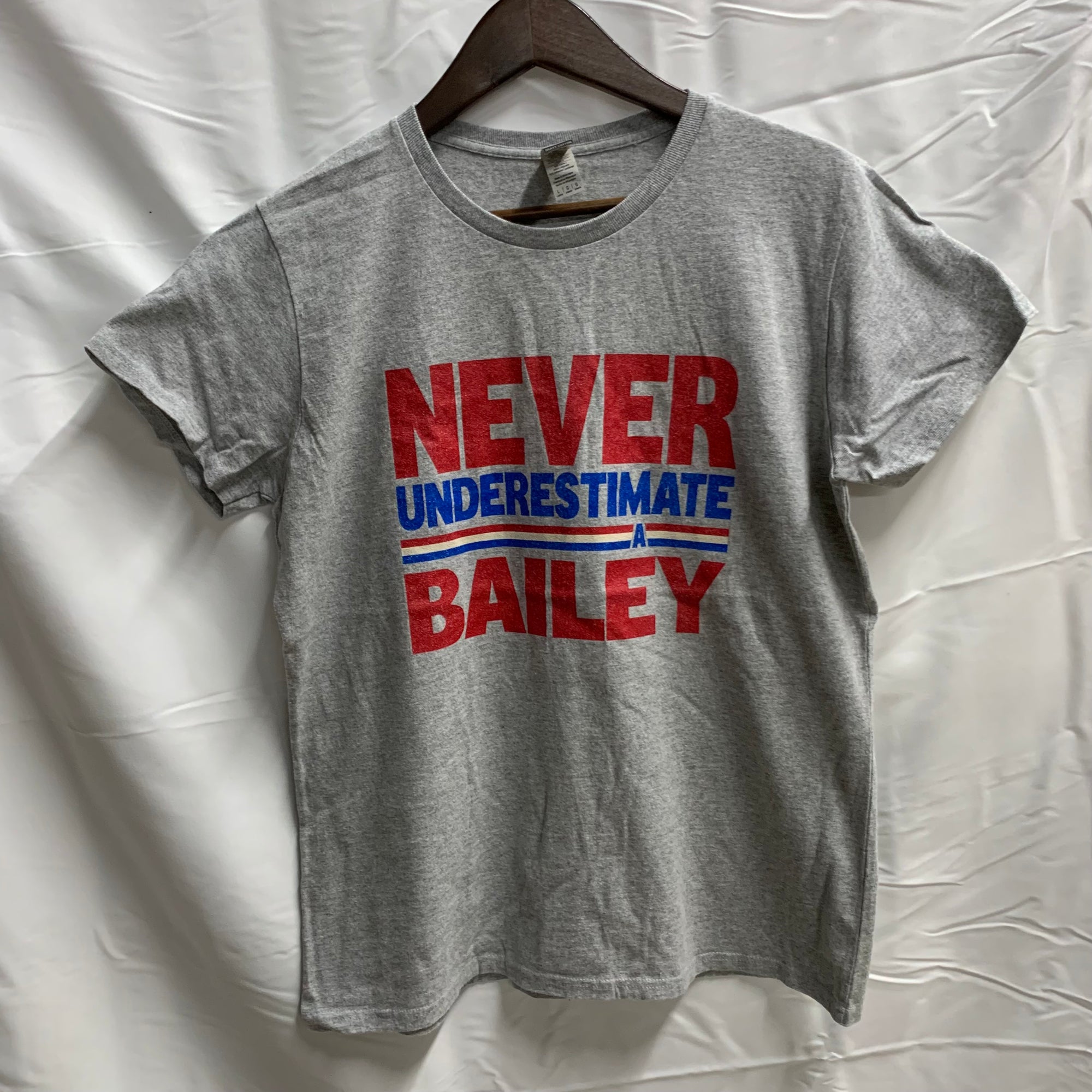 【中古】【古着】プリント Tシャツ グレー